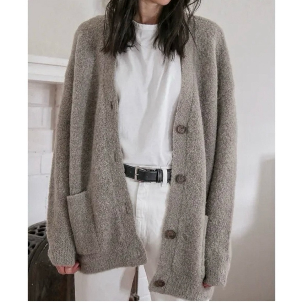 Jenni Kayne Boucle Cocoon Cardigan in XS